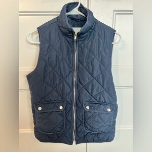 Thread & Supply Dark Blue Quilted Vest